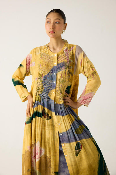 FRIDA SET- WALLFLOWER+INDIGO (FRIDA DRESS+EMILY SKIRT)