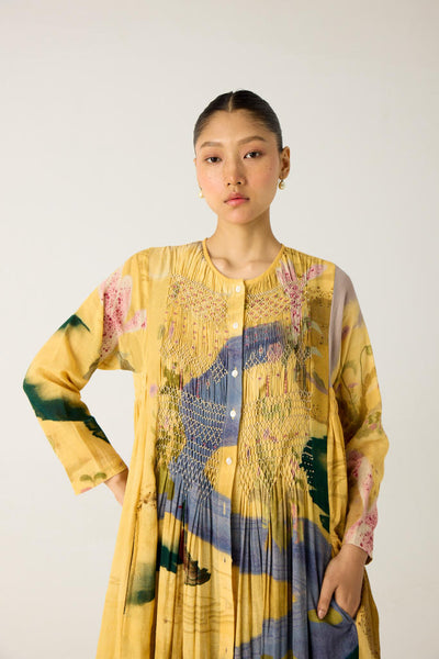 FRIDA SET- WALLFLOWER+INDIGO (FRIDA DRESS+EMILY SKIRT)