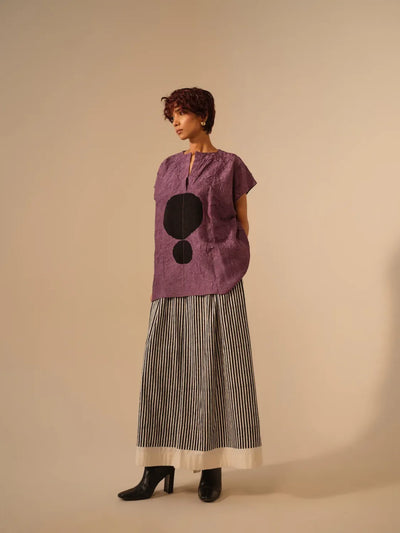 Gale Pants-Natural + Black