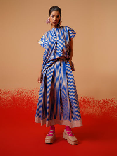 Gale Skirt (Pink + Blue)-Ech/Ga/Bo/PiBl