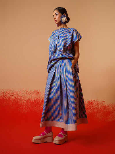 Gale Skirt (Pink + Blue)-Ech/Ga/Bo/PiBl