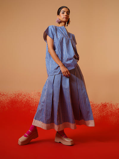Gale Skirt (Pink + Blue)-Ech/Ga/Bo/PiBl