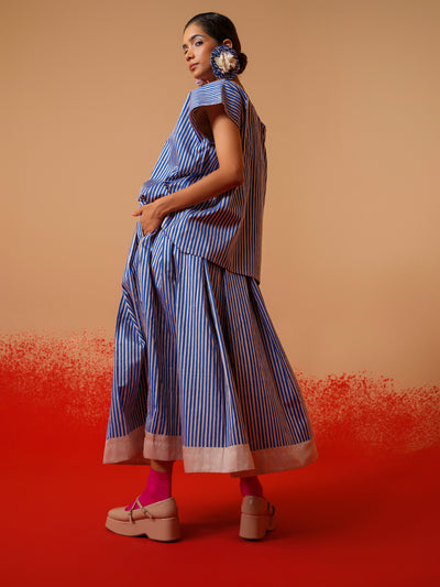 Gale Skirt (Pink + Blue)-Ech/Ga/Bo/PiBl