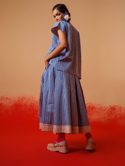 Gale Skirt (Pink + Blue)-Ech/Ga/Bo/PiBl