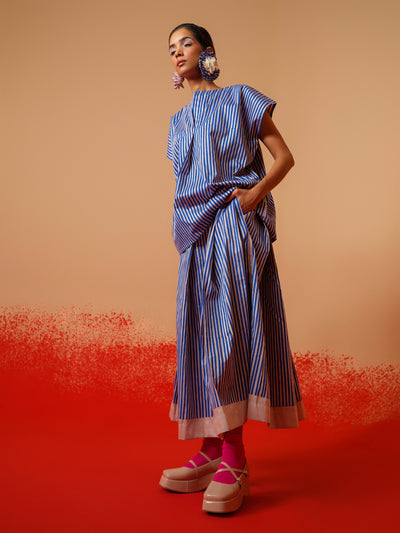 Gale Skirt (Pink + Blue)-Ech/Ga/Bo/PiBl