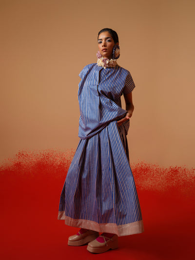 Gale Skirt (Pink + Blue)-Ech/Ga/Bo/PiBl
