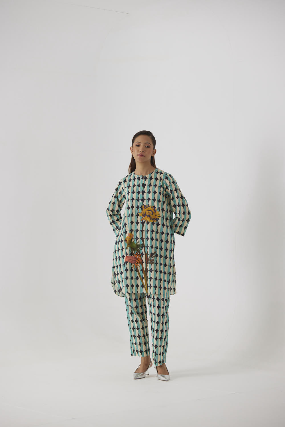 GIFU SHORT COTTON KURTA SET