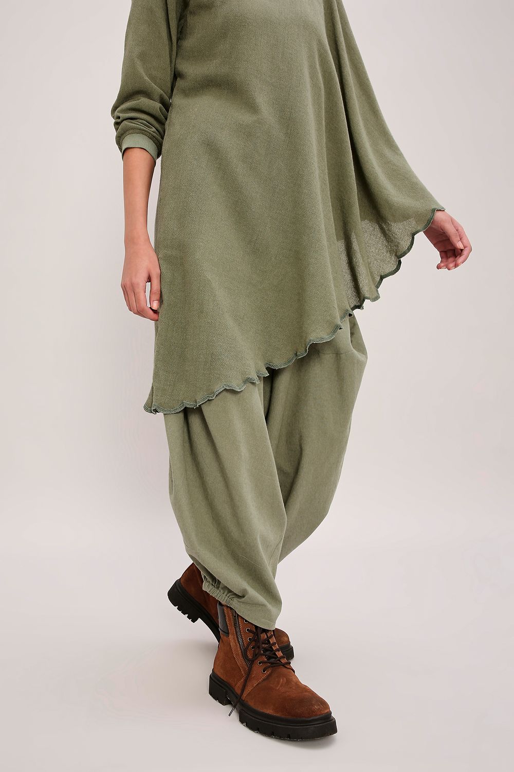Green Baggy Pants