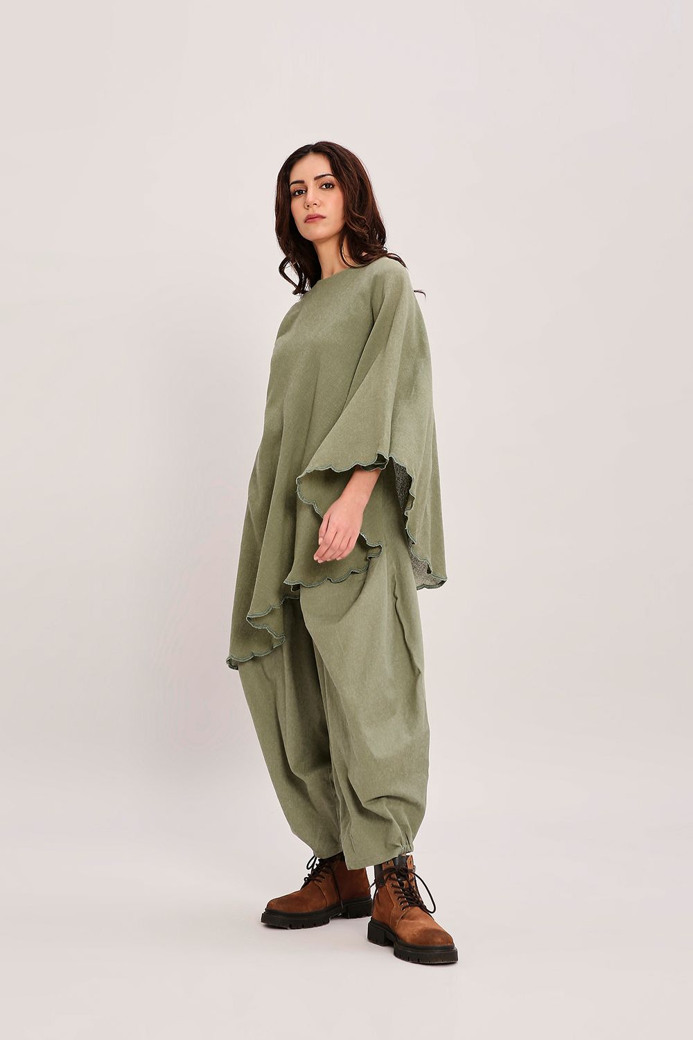 Green Baggy Pants