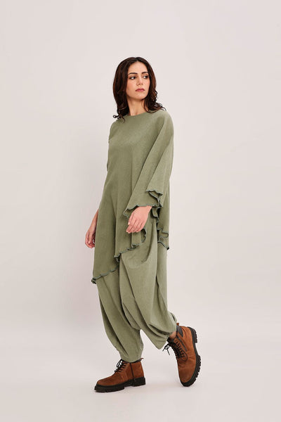 Green Baggy Pants