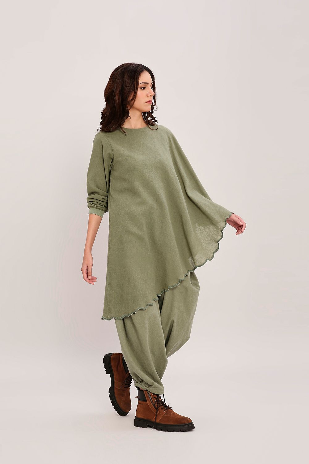 Green Baggy Pants