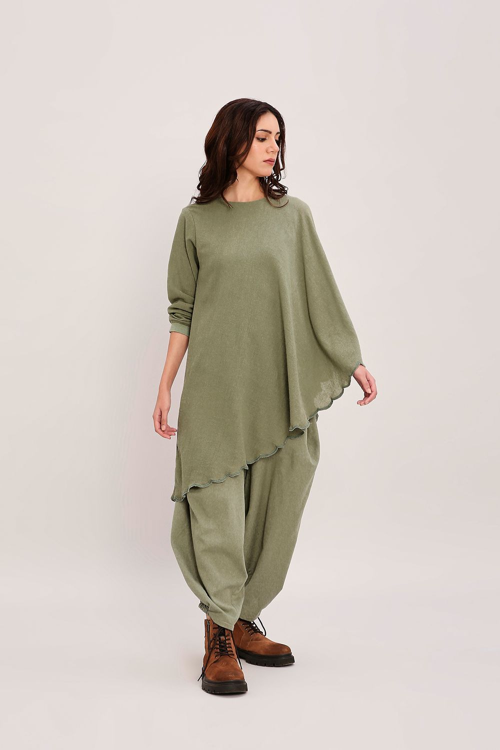 Green Baggy Pants
