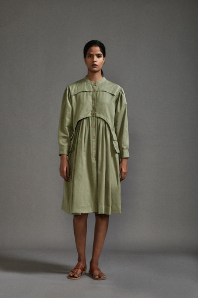 Green Safari Short Dress