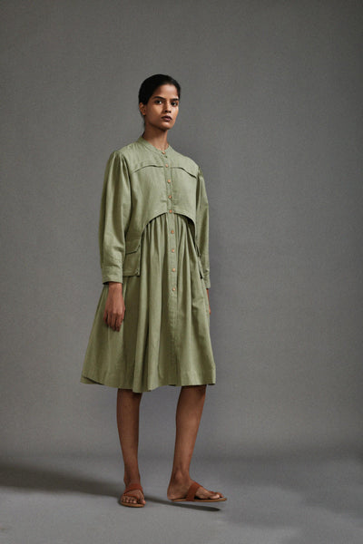 Green Safari Short Dress