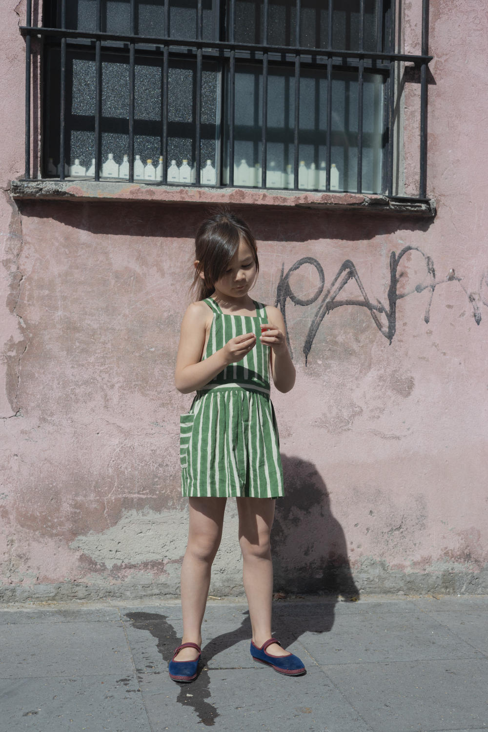 Green Striped Cali Dress-Green