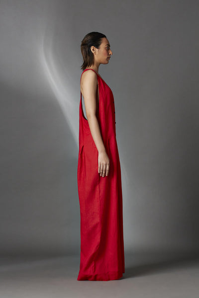 Juniper Jumpsuit-Red