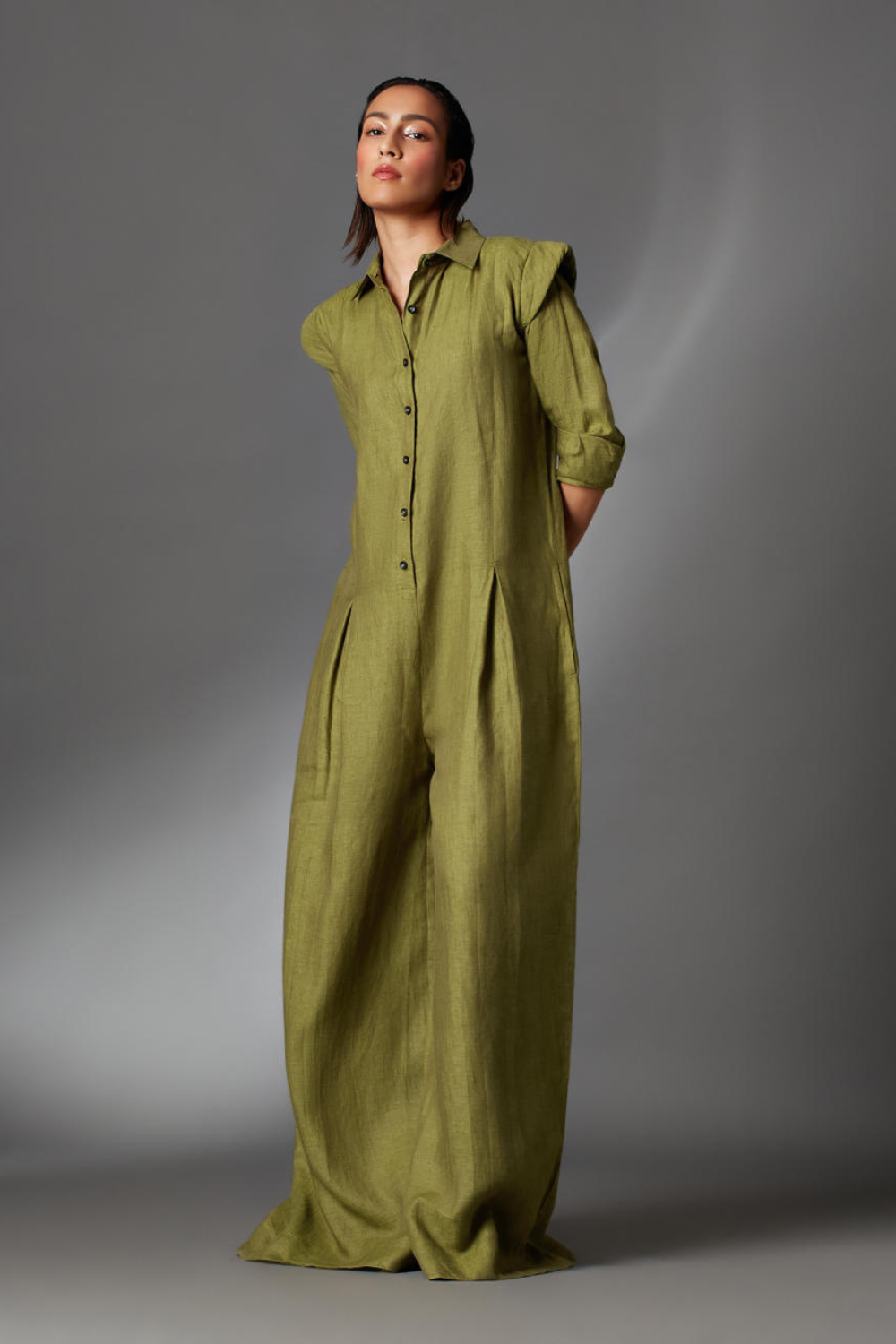 Gwen Jumpsuit-Matcha