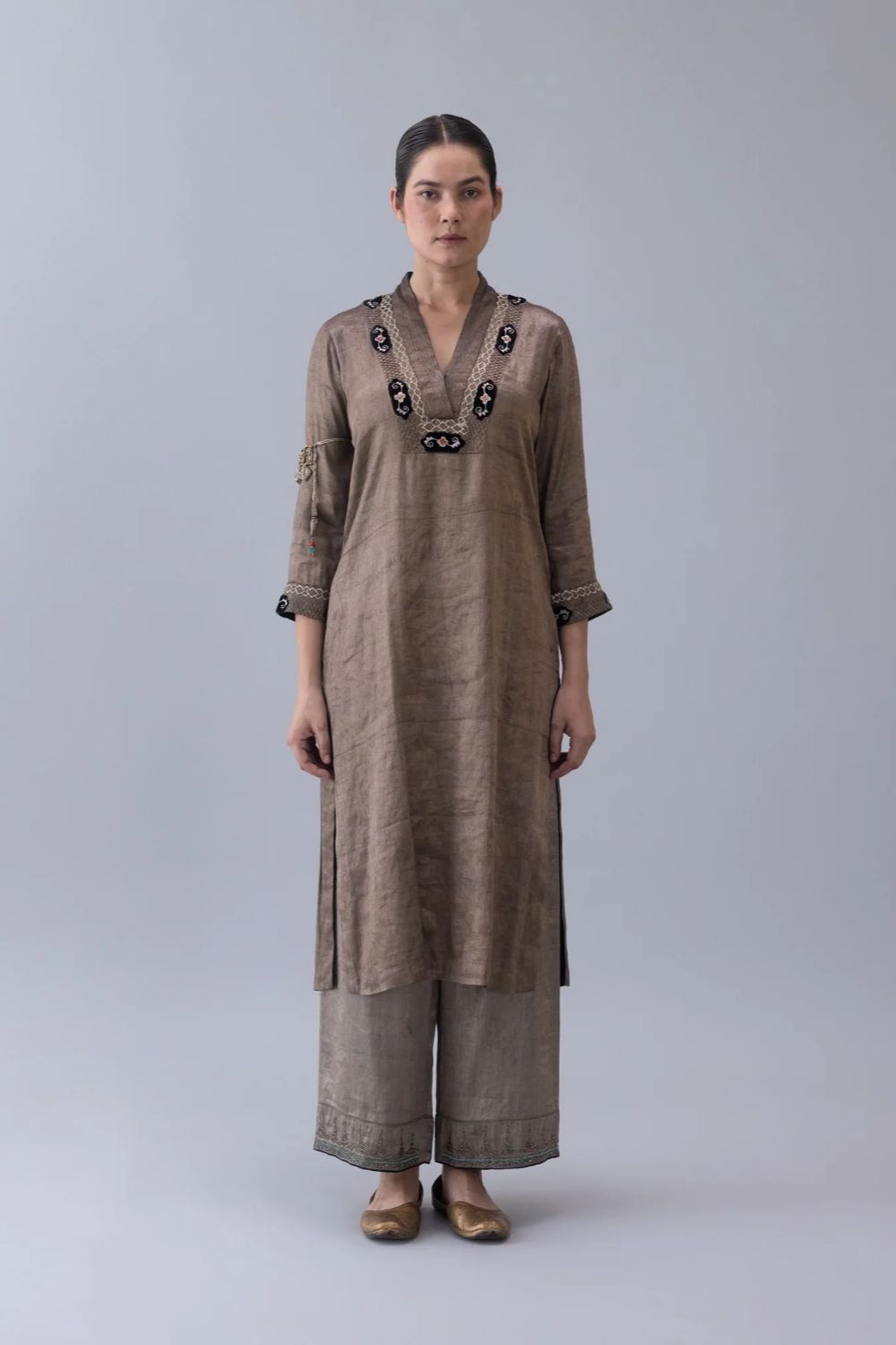 Gyatso Kurta-Metallic