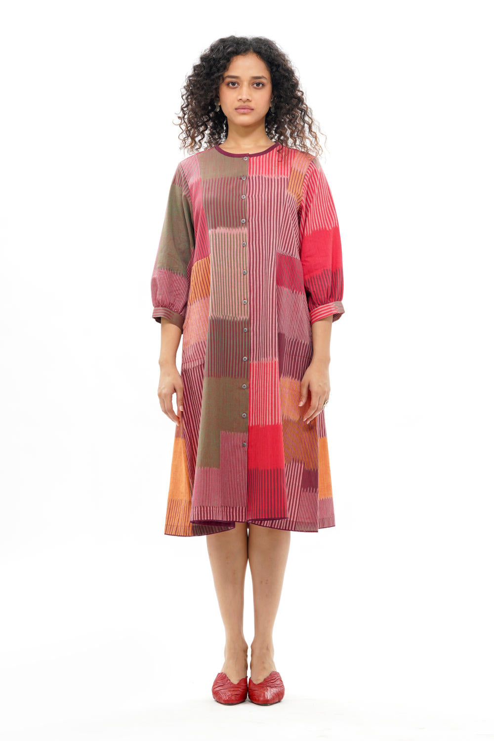 HARU CLASSIC PANELLED DRESS