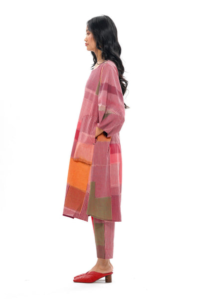 HARU LANTERN SLEEVE DRESS