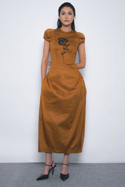 Hana Dress - Tobacco