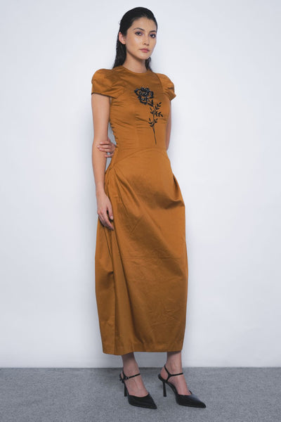 Hana Dress - Tobacco
