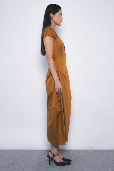 Hana Dress - Tobacco