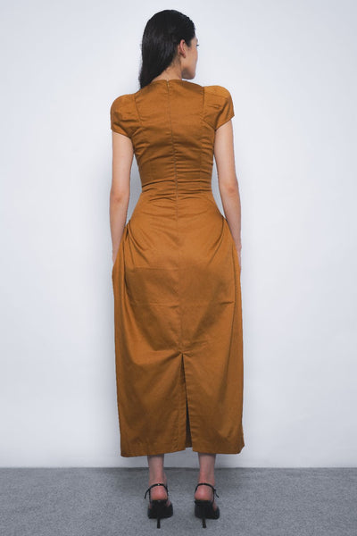 Hana Dress - Tobacco