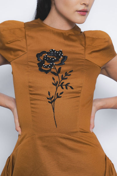 Hana Dress - Tobacco