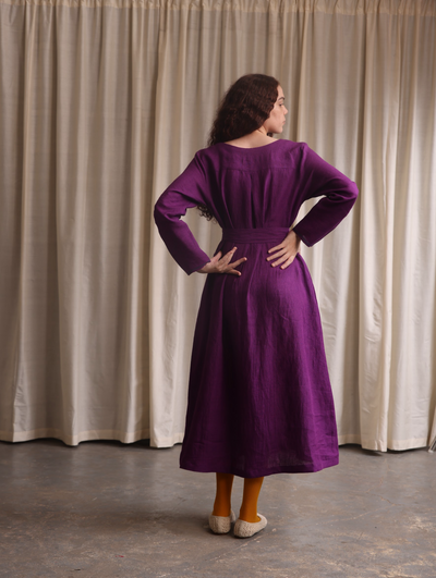 Helena - Grape Dress