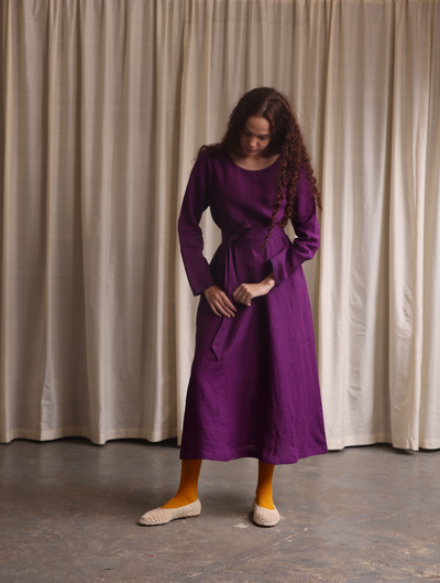 Helena - Grape Dress