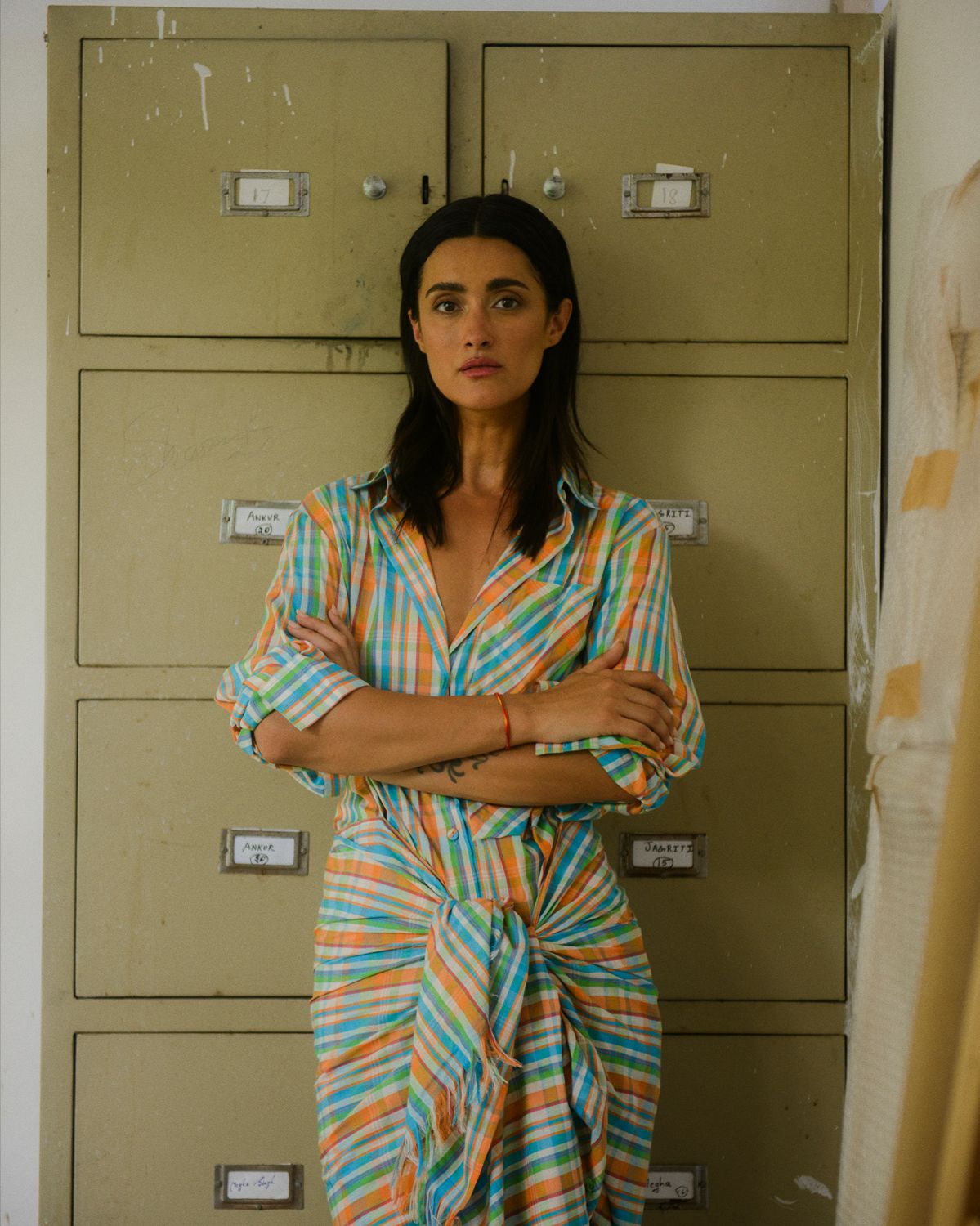 VANI MADRAS CHECK SARONG DRESS