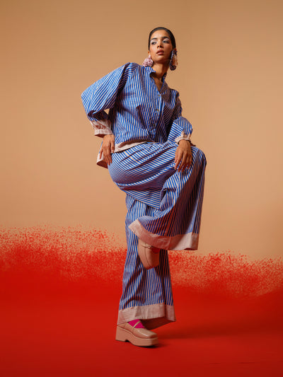 Ivy Pants (Pink + Blue)-Ech/Iv/Bo/PiBl