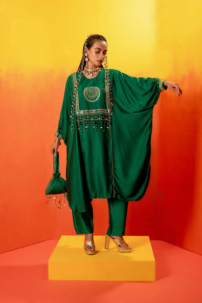 Vani Green AntiFit Kurta with Pant