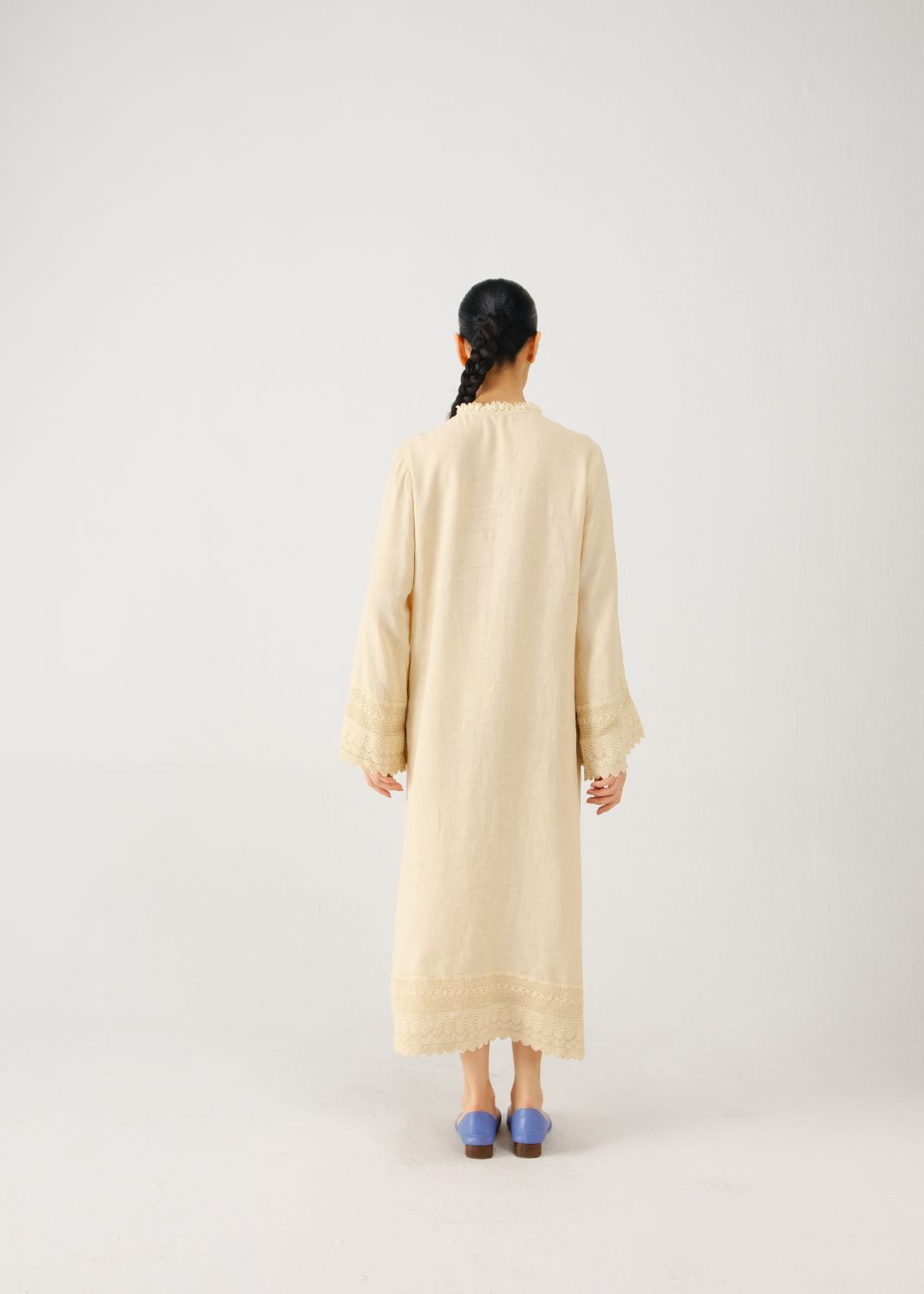 Jolene dress-Ivory Rose Embroidery