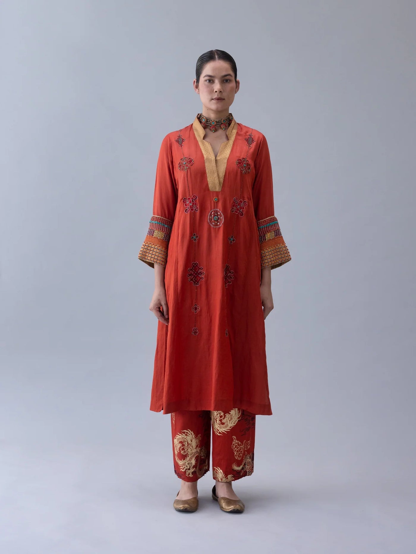 Jakar Kurta-Rust