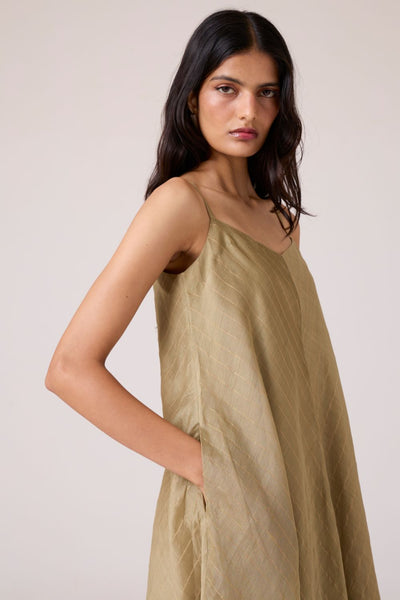 Jane Olive Handwoven Dress