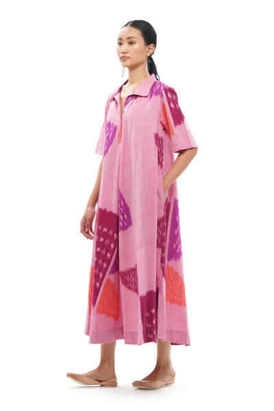 KIKU COLLARED MAXI