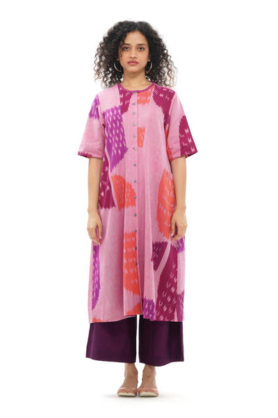 KIKU YOKE DRESS