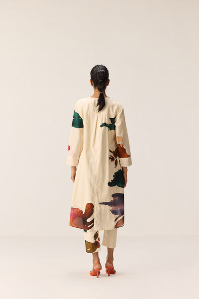 Flora Splash Kurta set