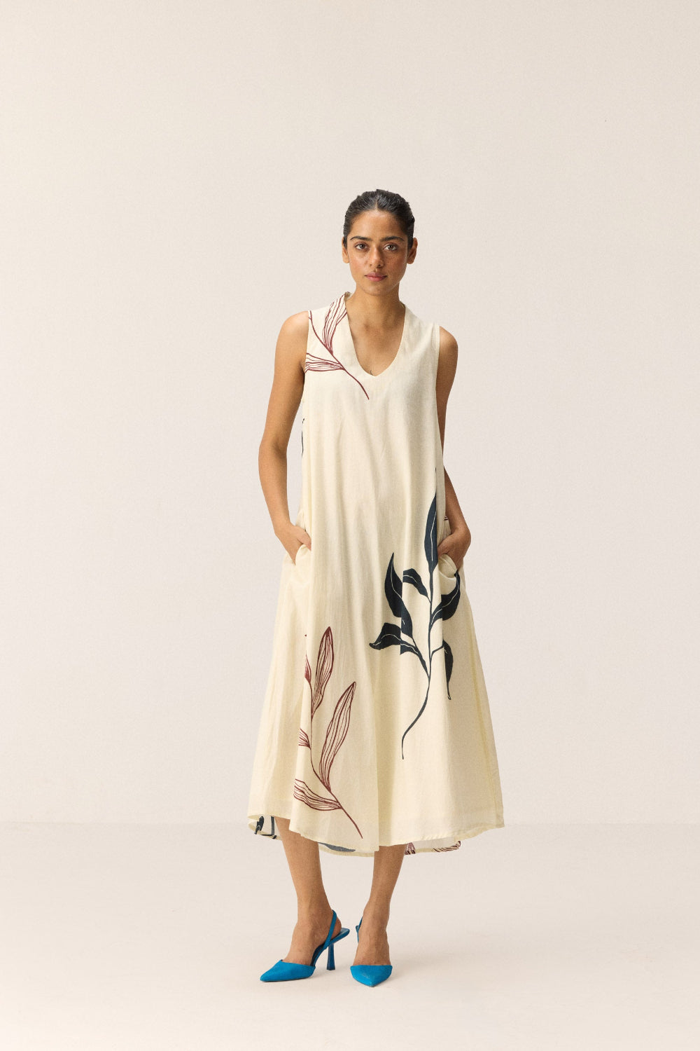 White magnolia Dress