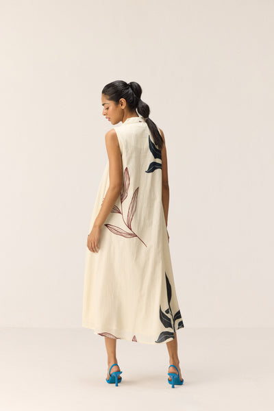 White magnolia Dress