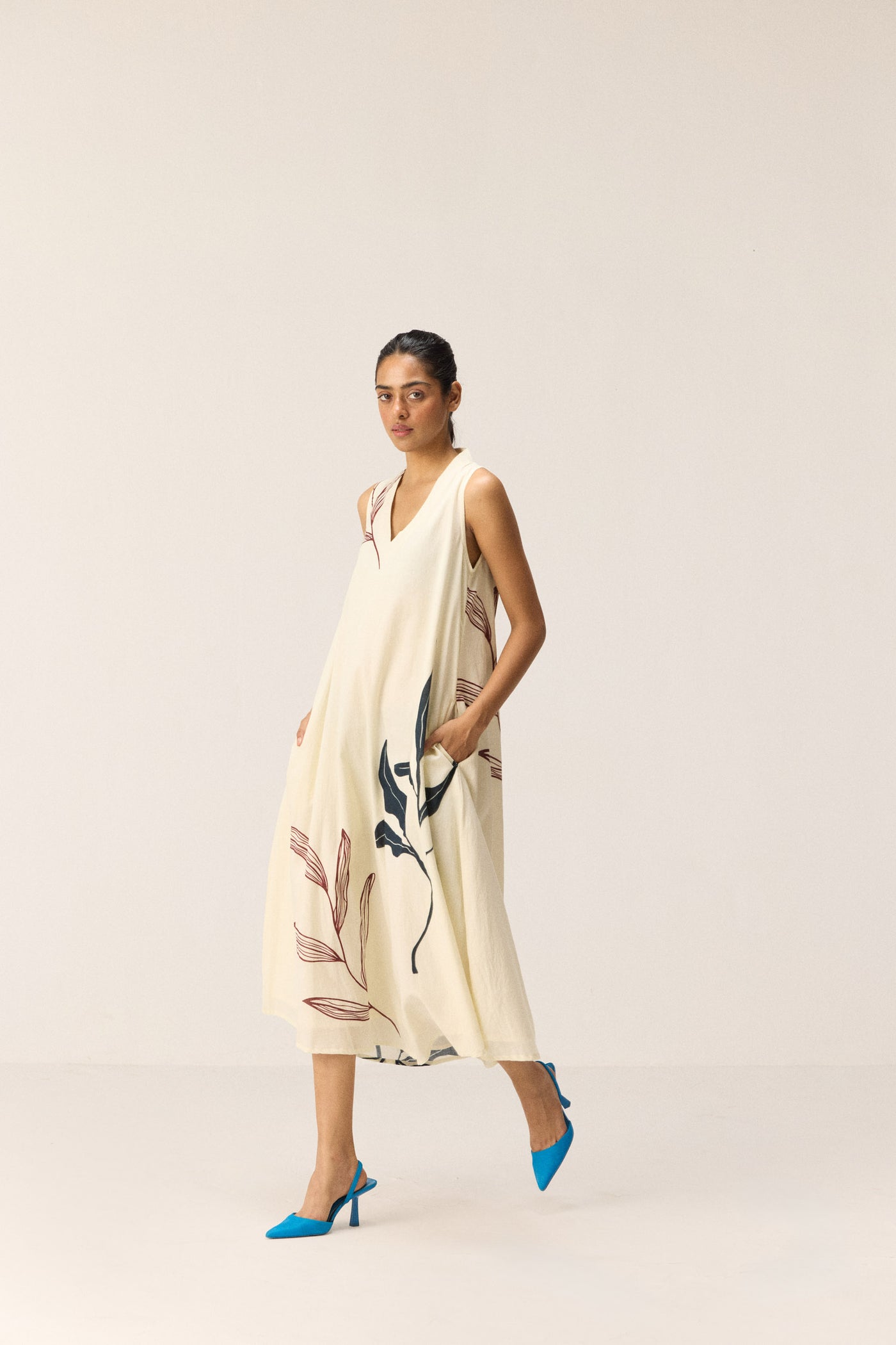 White magnolia Dress
