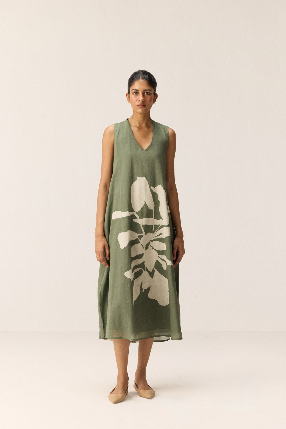 Faded Herb Dress