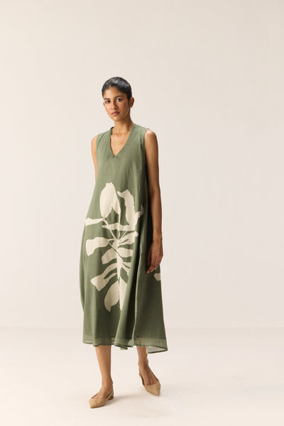 Faded Herb Dress