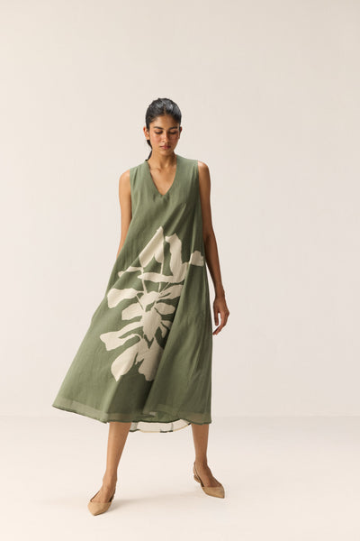 Faded Herb Dress