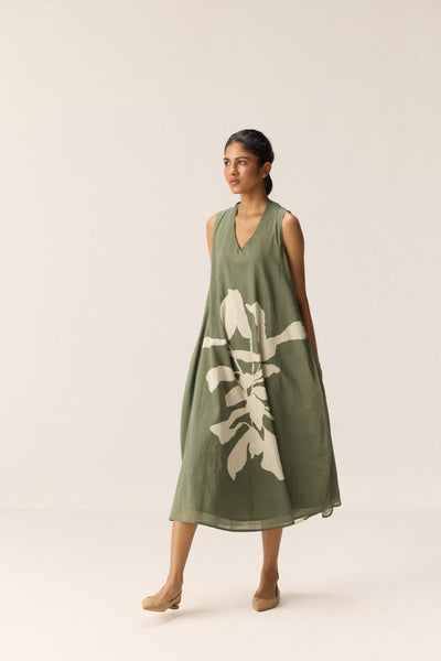 Faded Herb Dress
