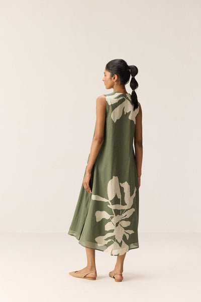 Faded Herb Dress