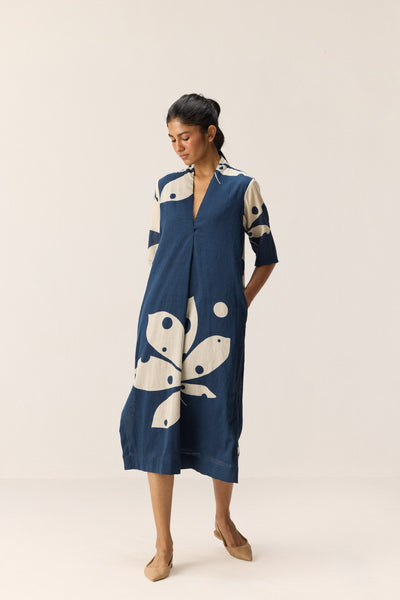 Sapphire Shadow Dress