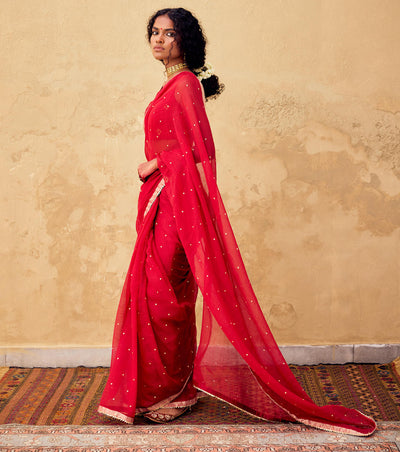 Maharani saree with blouse